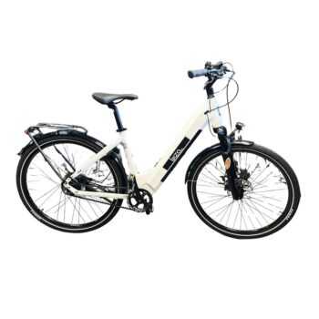 Stadsfiets met belt en schijfremmen